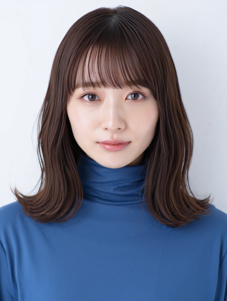 シースルーバングミディ