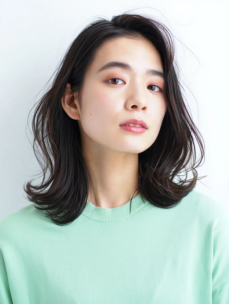 AIヘアスタイルのヘアカタログ：エアリーレイヤーロング